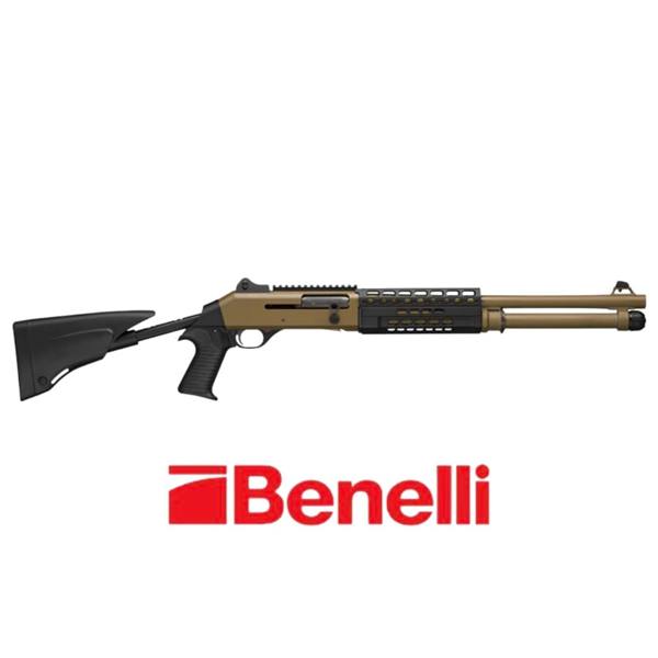 BENELLI M4 T PRO BROWN TELESKOPİK YARI OTOMATİK AV TÜFEĞİ